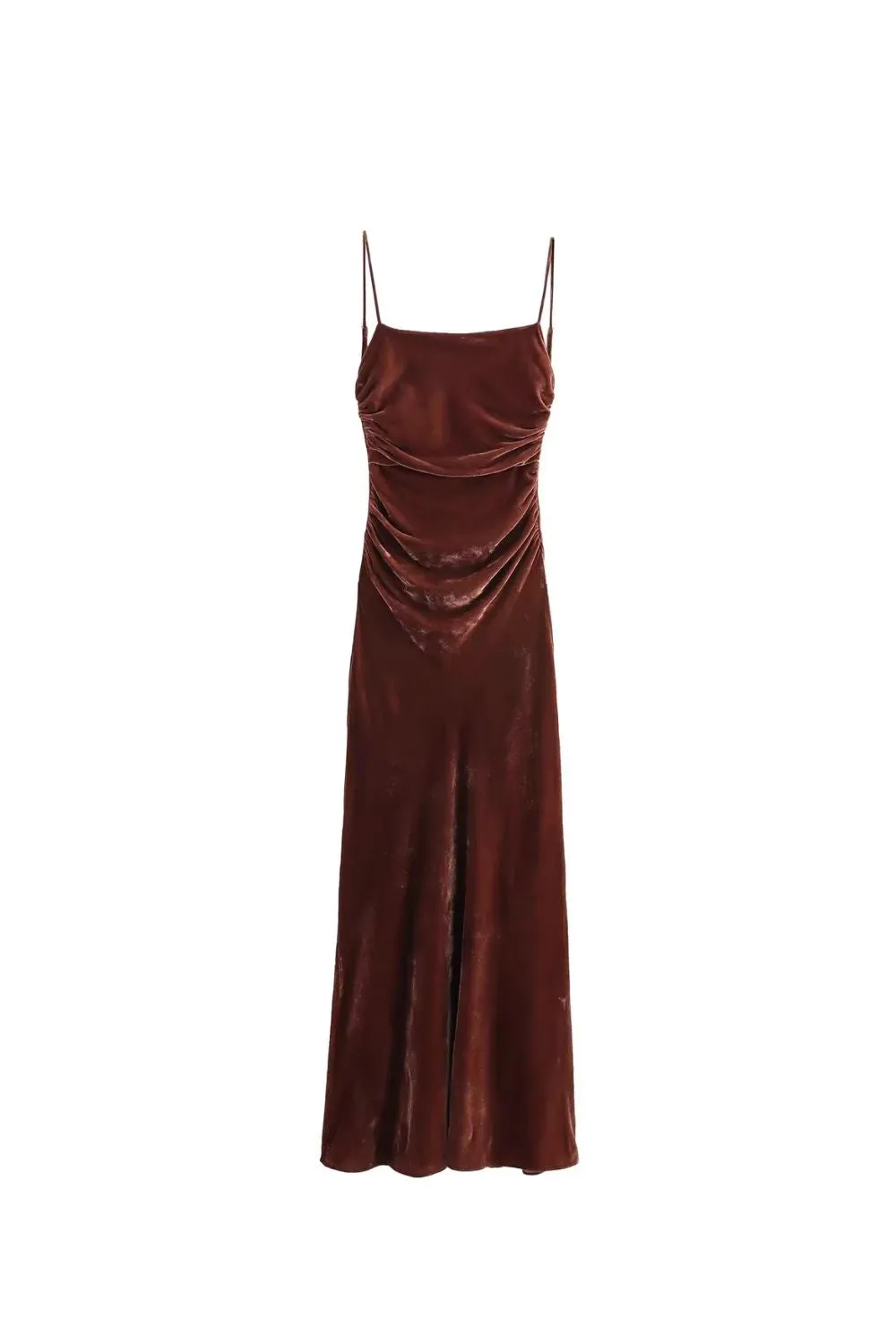 ' Hannah' Velvet Pleated Midi Dress (2 color) sold by Goodnight Macaroon product image thumbnail 4