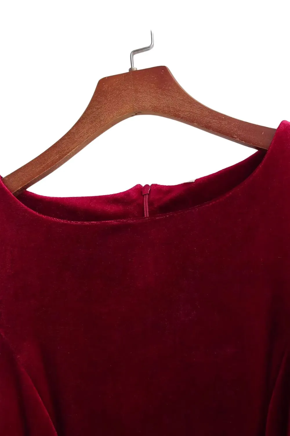 ‘Lily’ Velvet Bow-Accented Dress sold by Goodnight Macaroon product image thumbnail 3