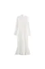 ‘Ava’ V-Neck Dress with Floral Neckband Detail sold by Goodnight Macaroon