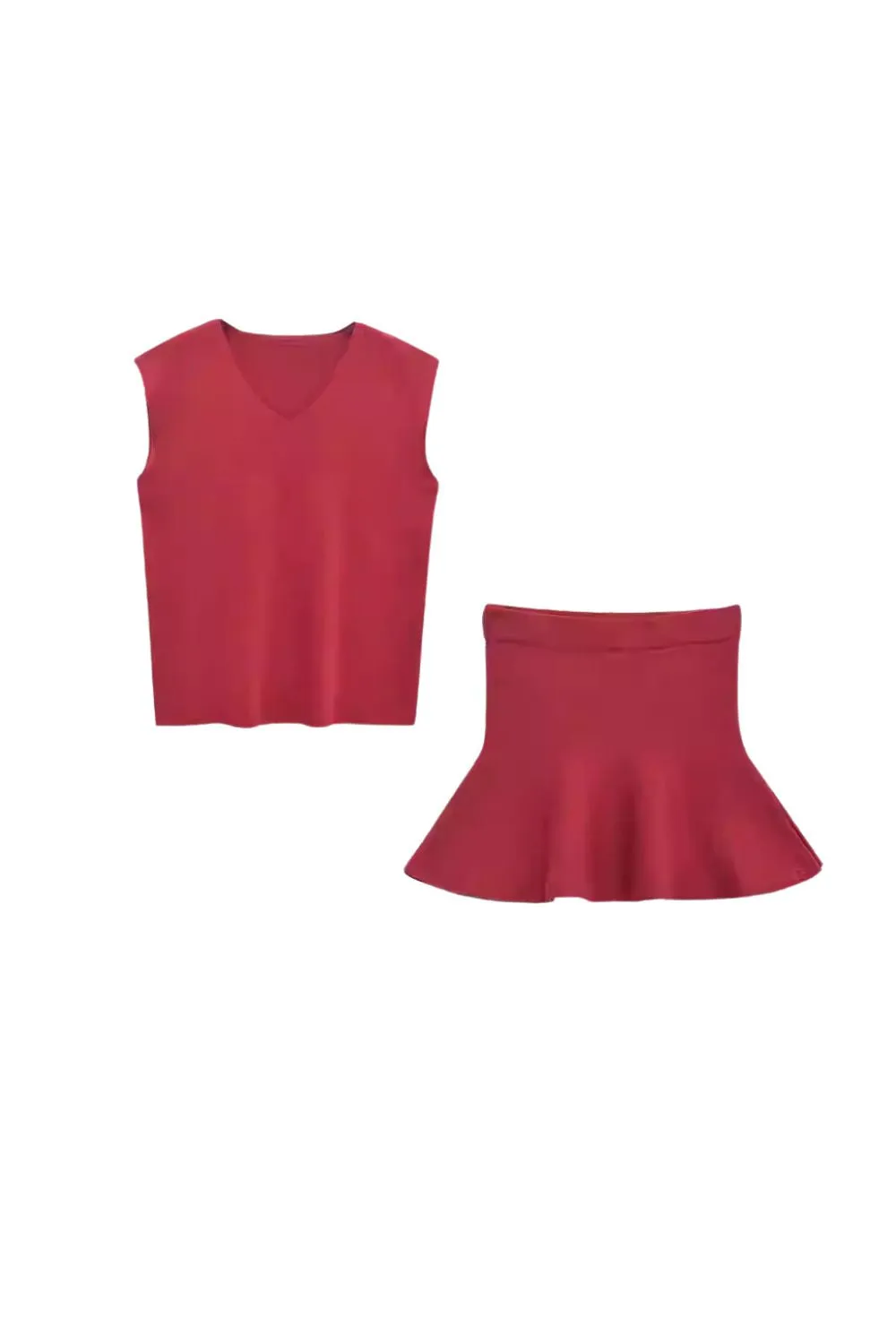 'Sophia' Split-Hem Top & Flared Skirt (Sold Separately) sold by Goodnight Macaroon