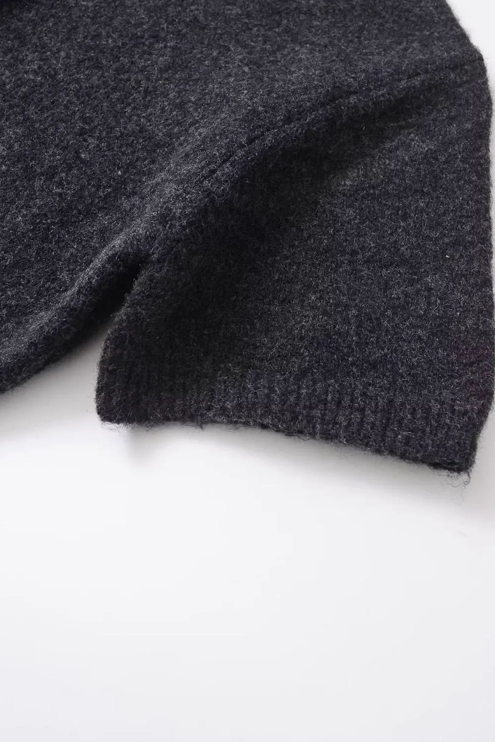 ' Lucy' Plush Knit Round Neck Mini Dress sold by Goodnight Macaroon product image thumbnail 4