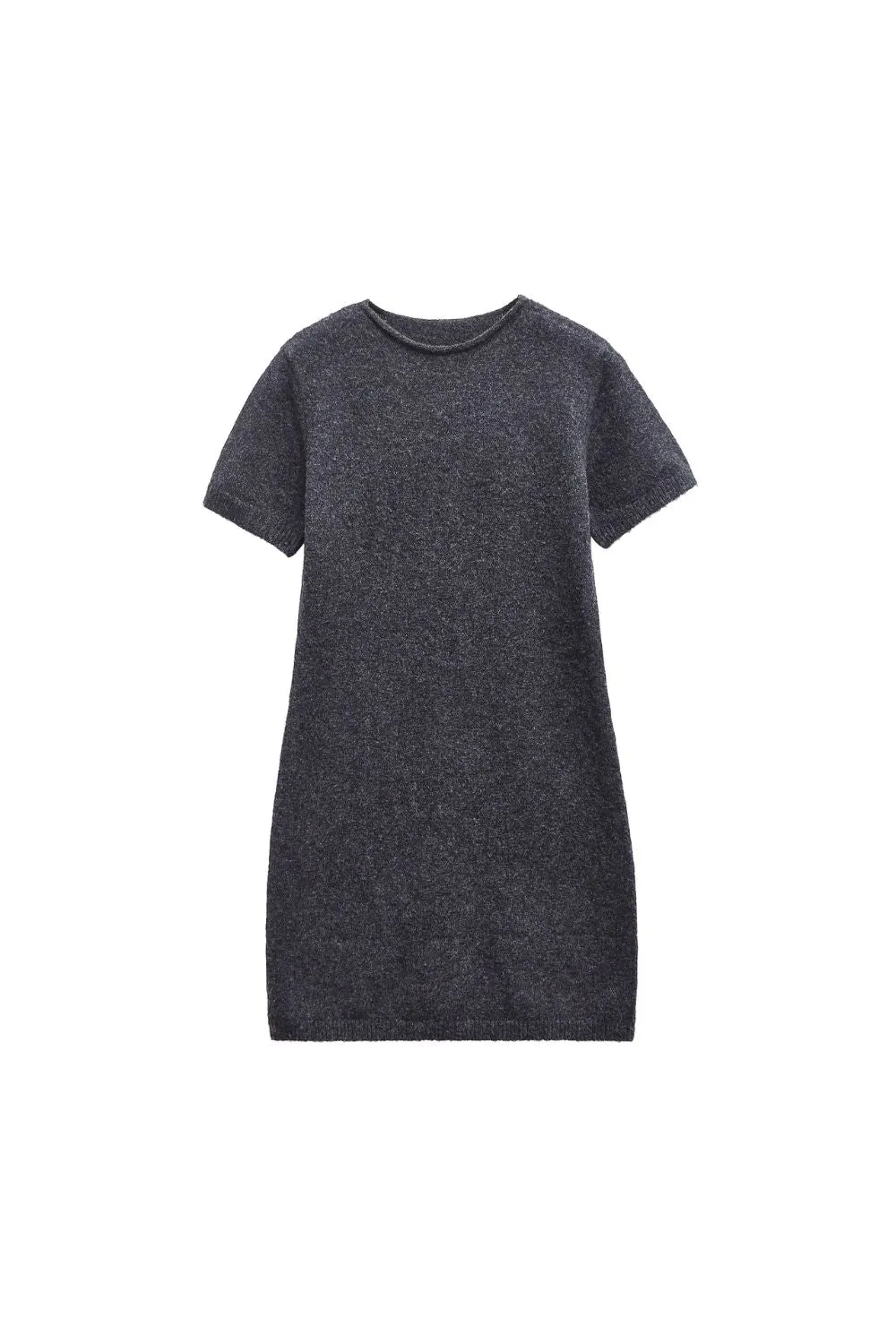 ' Lucy' Plush Knit Round Neck Mini Dress sold by Goodnight Macaroon