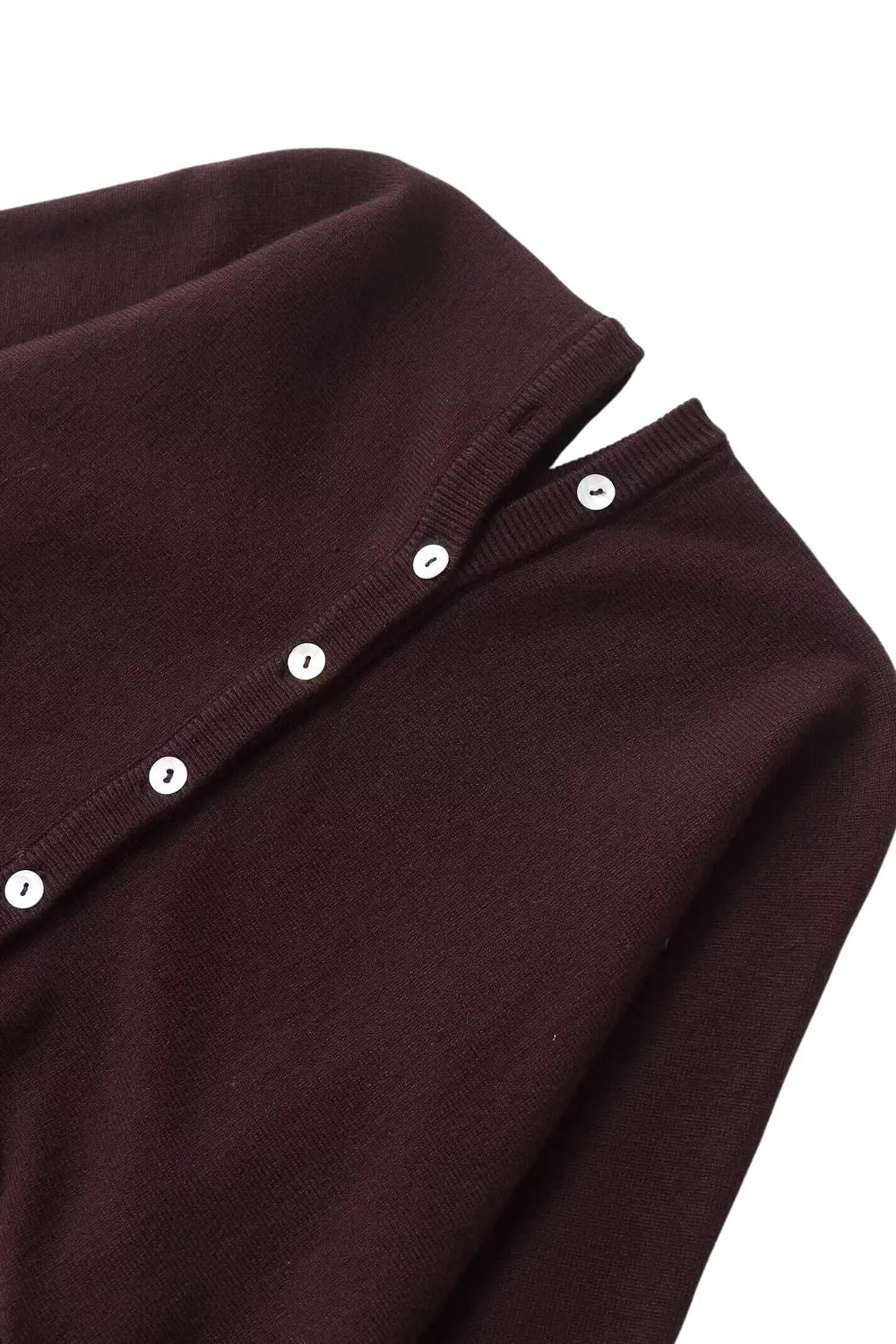 'Chelsea' V-Neck Long-Sleeve Knitted Cardigan sold by Goodnight Macaroon product image thumbnail 3