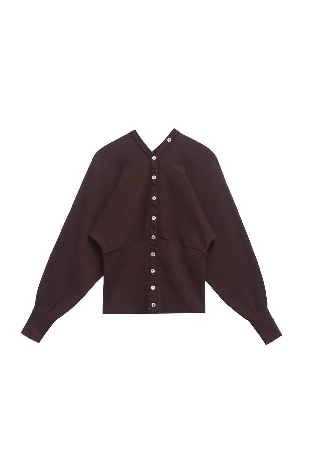 'Chelsea' V-Neck Long-Sleeve Knitted Cardigan sold by Goodnight Macaroon