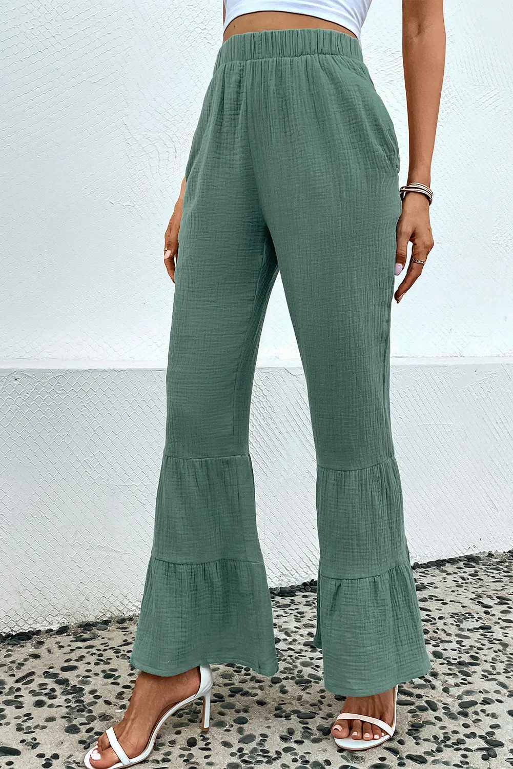 Long Flare Pants with Pocket sold by Goodnight Macaroon product image thumbnail 5