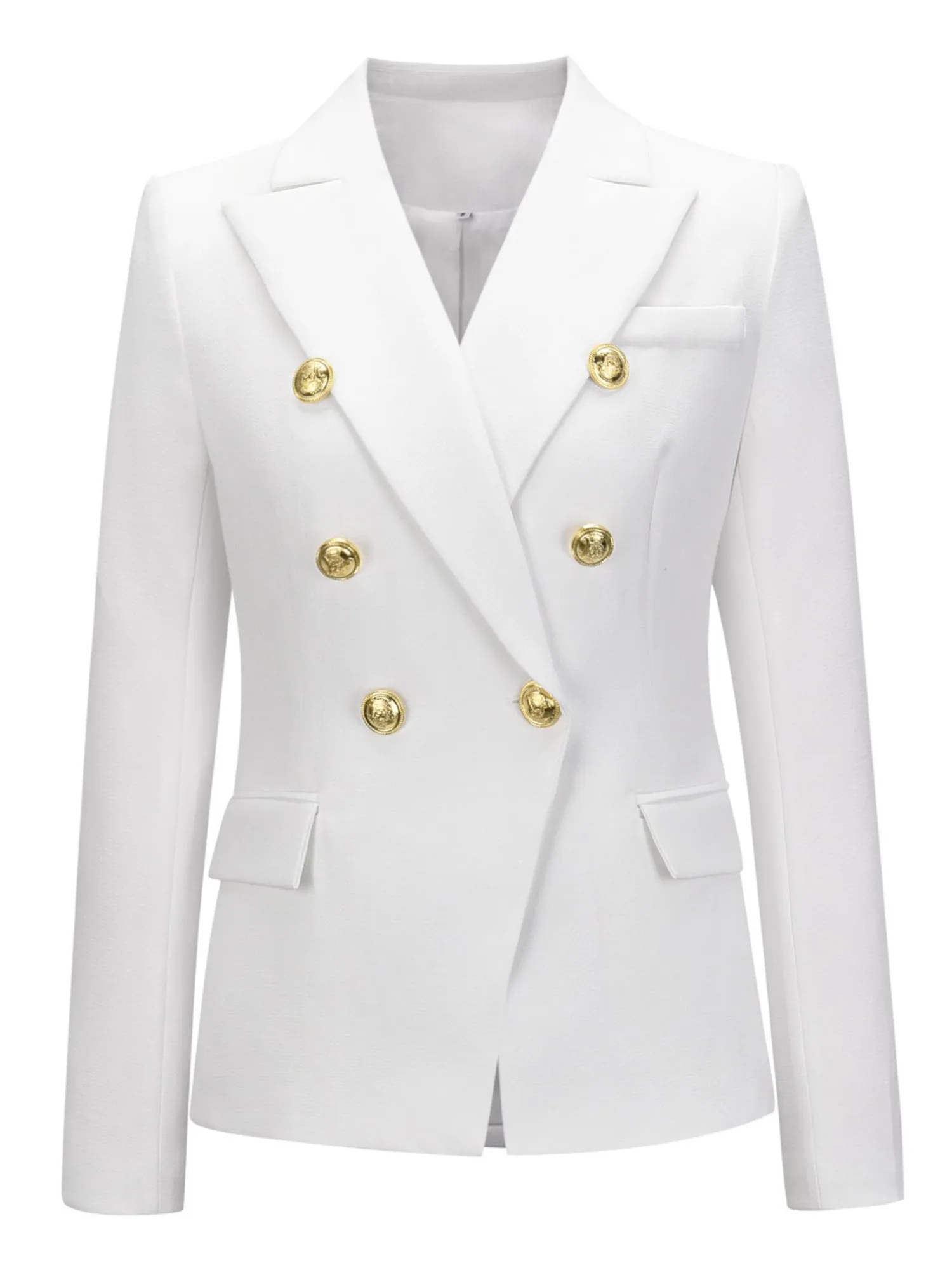 'Vita' Double-Breasted Blazer Coat (6 Colors) sold by Goodnight Macaroon product image thumbnail 2