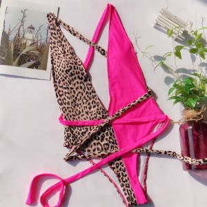 Leopard Print One-Piece Swimsuit #20278 sold by Goodnight Macaroon