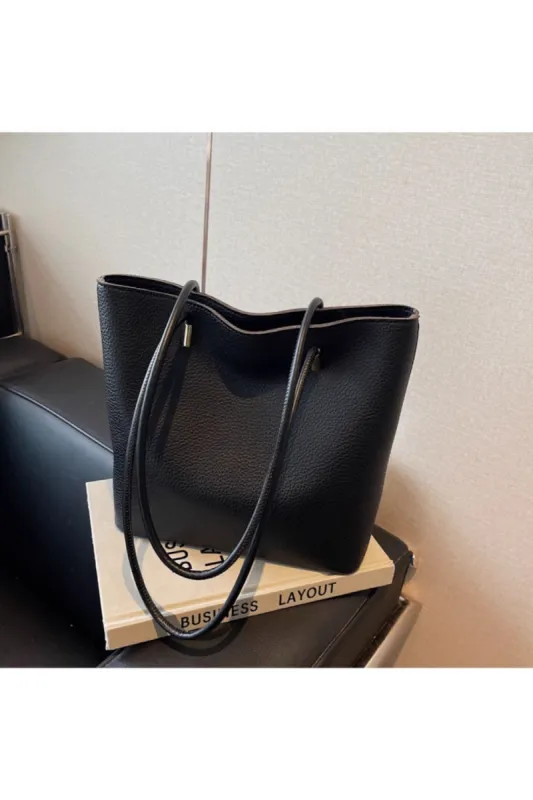 'Madeleine' Shoulder Tote Bag (4 color) sold by Goodnight Macaroon