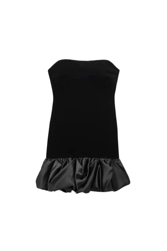 ‘Madison’ Velvet Strapless Mini Dress sold by Goodnight Macaroon