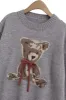 'Kinsley' Bear Bow - Embellished Knit Sweater sold by Goodnight Macaroon