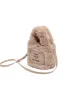 ‘Paisley’ Fuzzy Shoulder Crossbody Bag sold by Goodnight Macaroon