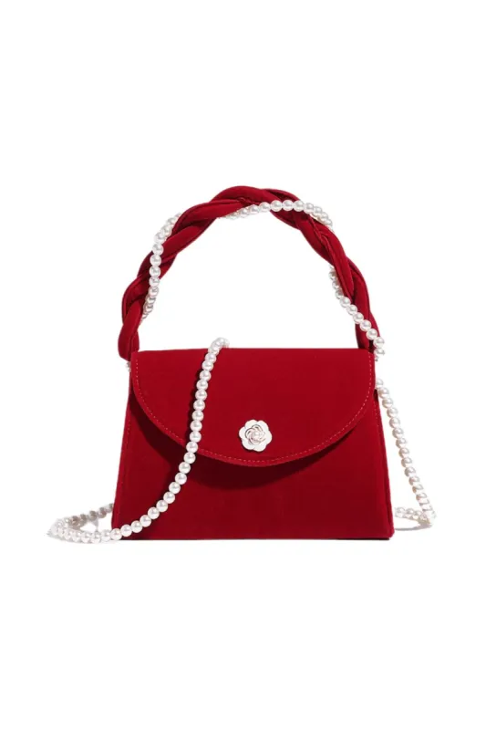 'Everly' Red Handbag made by Goodnight Macaroon