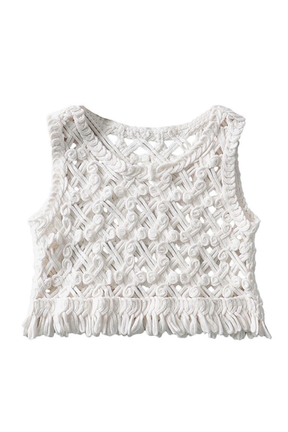 'Una' Crochet Boho Style Top #168258 sold by Goodnight Macaroon product image thumbnail 2