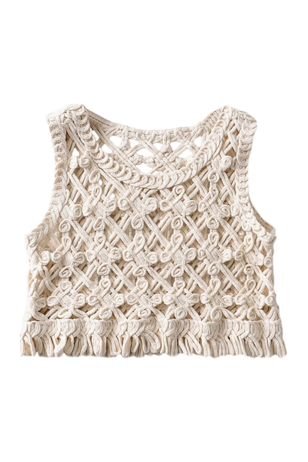 'Una' Crochet Boho Style Top #168258 sold by Goodnight Macaroon