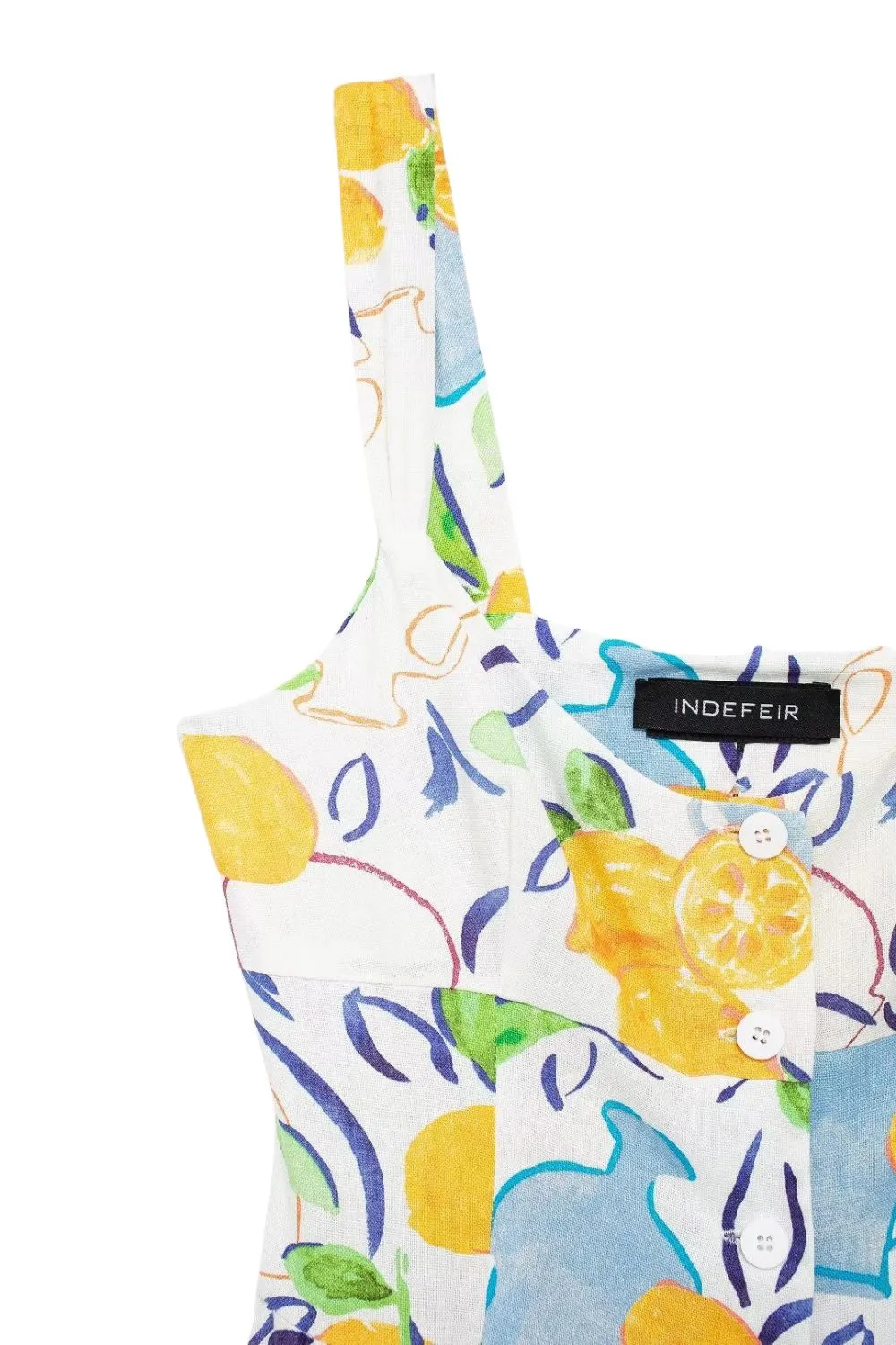 'Skylar' Printed Midi Dress sold by Goodnight Macaroon product image thumbnail 3