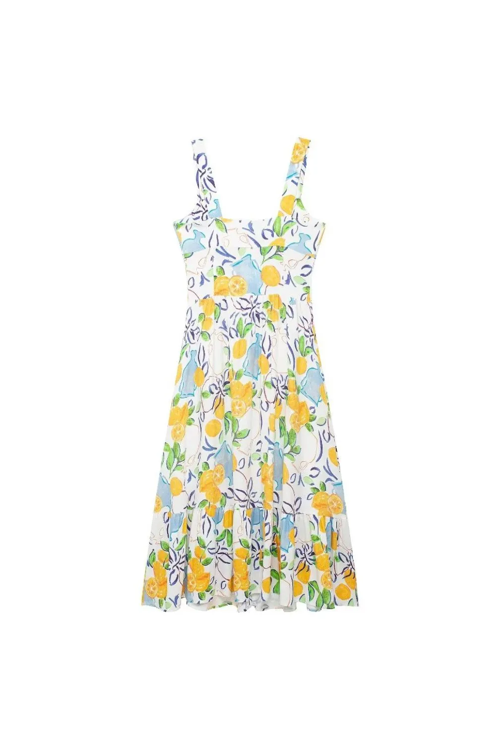 'Skylar' Printed Midi Dress sold by Goodnight Macaroon product image thumbnail 2