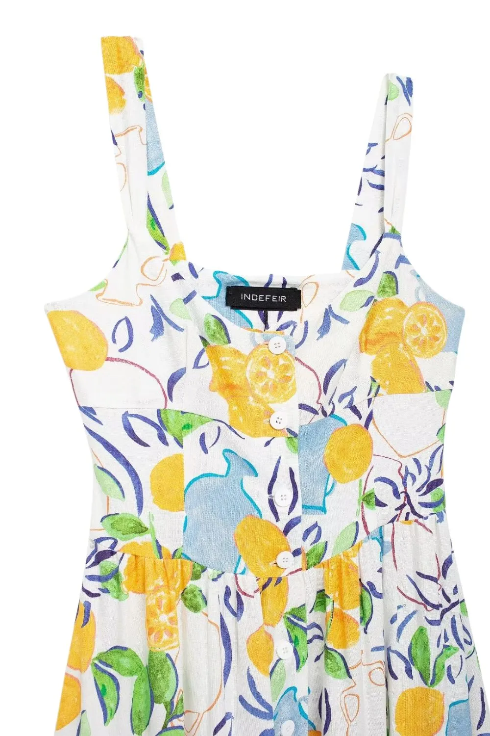 'Skylar' Printed Midi Dress sold by Goodnight Macaroon product image thumbnail 4