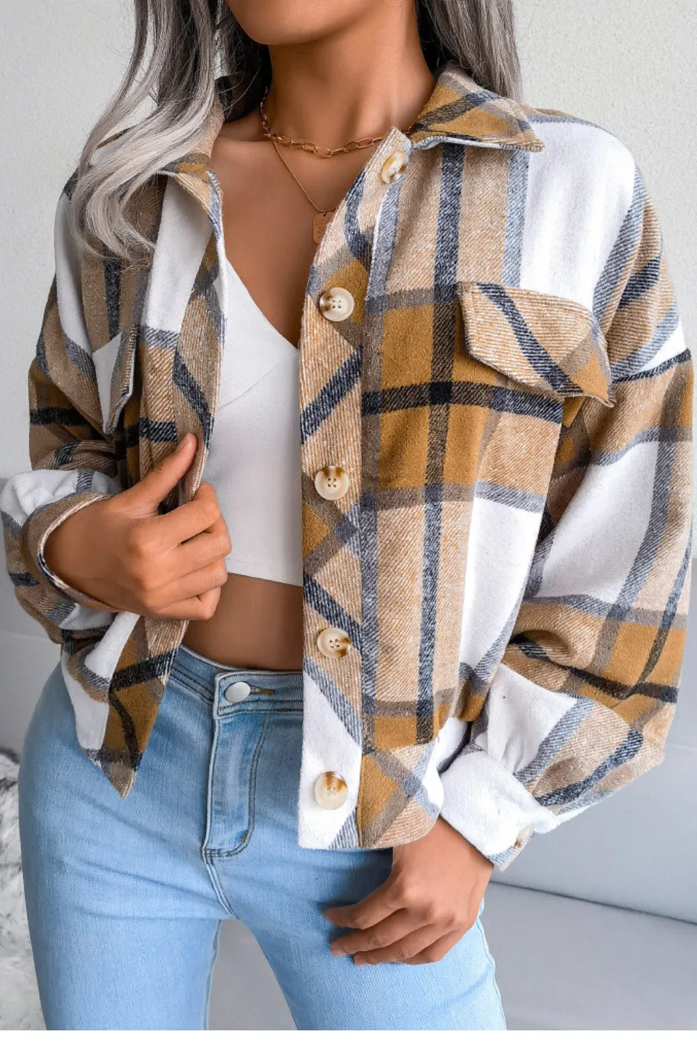 'Ash' Plaid Button Down Shirt (3 Colors) sold by Goodnight Macaroon