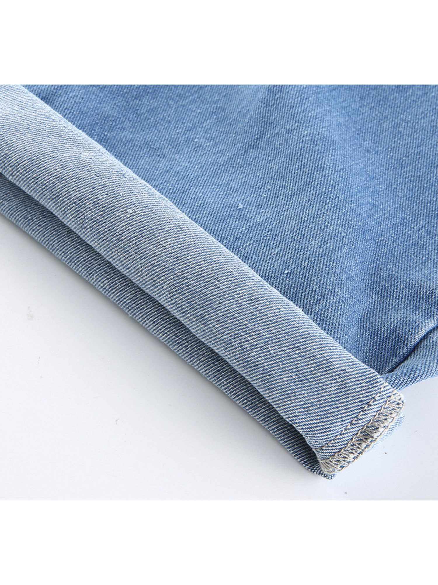 'Kendra' High-waisted Distressed Straight Jeans sold by Goodnight Macaroon product image thumbnail 5