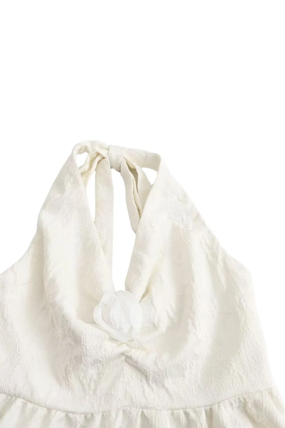 ‘Lily’ Simple Jacquard Halter Top sold by Goodnight Macaroon product image thumbnail 3