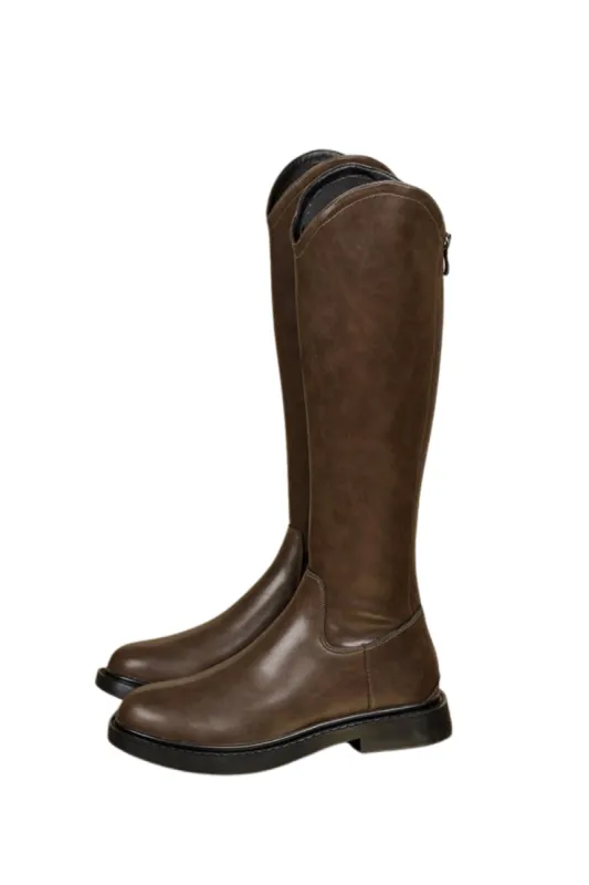 'Serene' Knee-High Back Zip Closure Boots (2 Colors) sold by Goodnight Macaroon