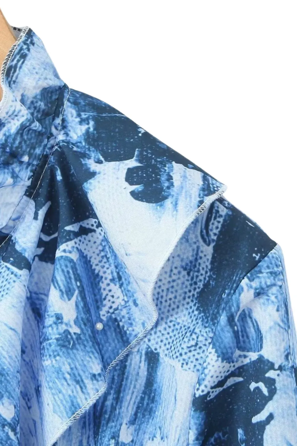 ‘Martha’ Simple Floral Print Long Sleeve Shirt Blouse sold by Goodnight Macaroon product image thumbnail 4