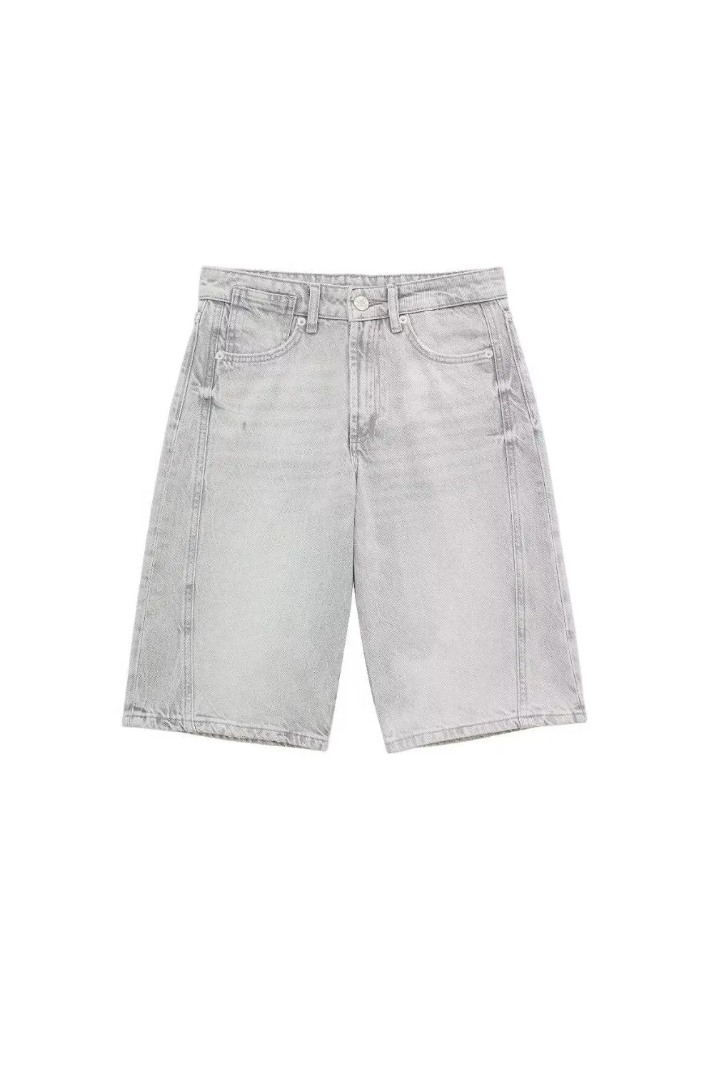 'Alyona'High Waisted Casual Denim Shorts sold by Goodnight Macaroon