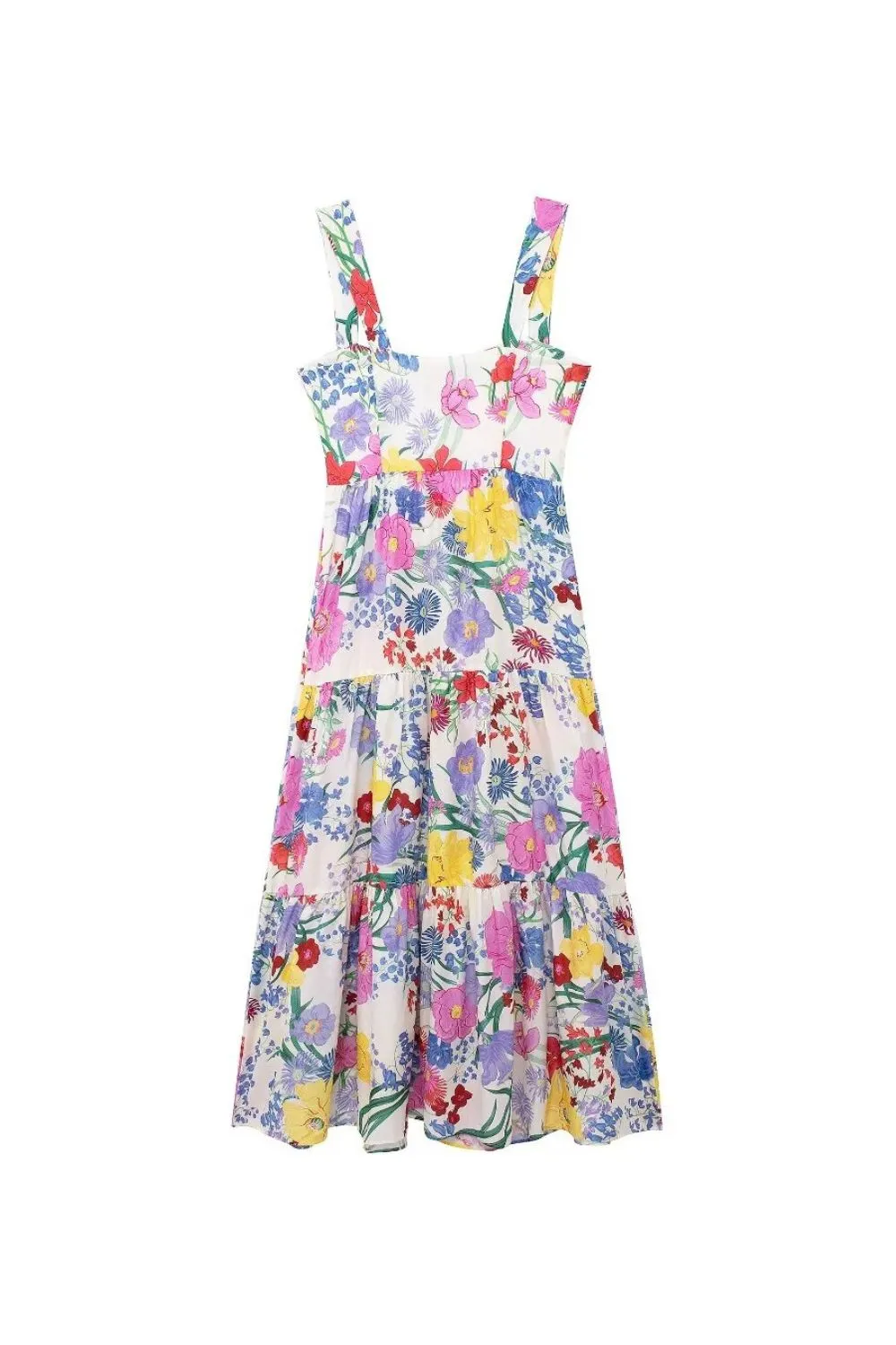 ‘Erin’ Casual Floral Print Midi Dress sold by Goodnight Macaroon product image thumbnail 2