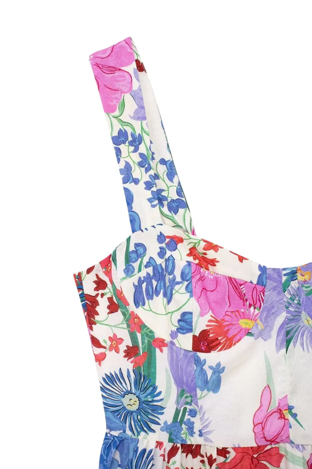 ‘Erin’ Casual Floral Print Midi Dress sold by Goodnight Macaroon product image thumbnail 3