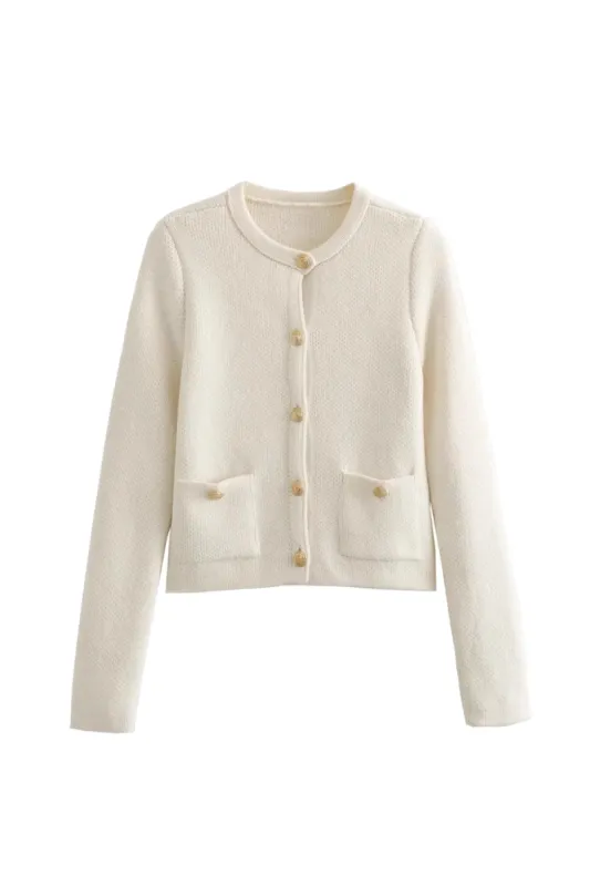 'Tracy' Button-down Knitted Cardigan sold by Goodnight Macaroon