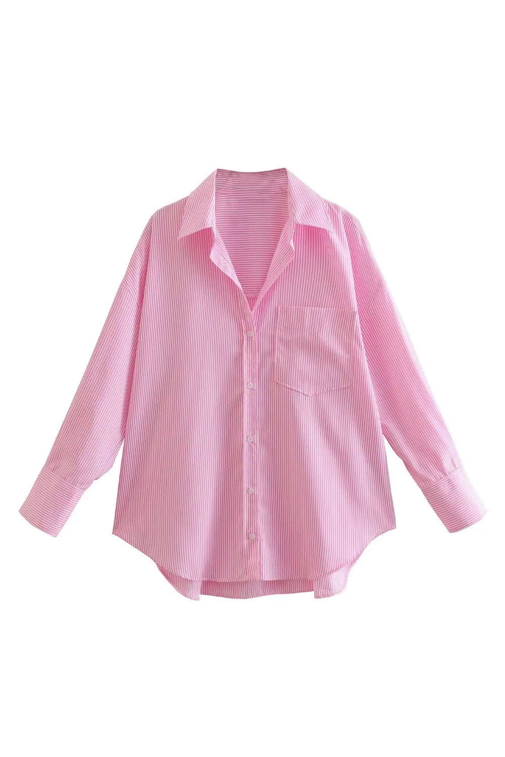 'Laila' Stripe Collared Long Sleeve Shirt (2 Colors) sold by Goodnight Macaroon