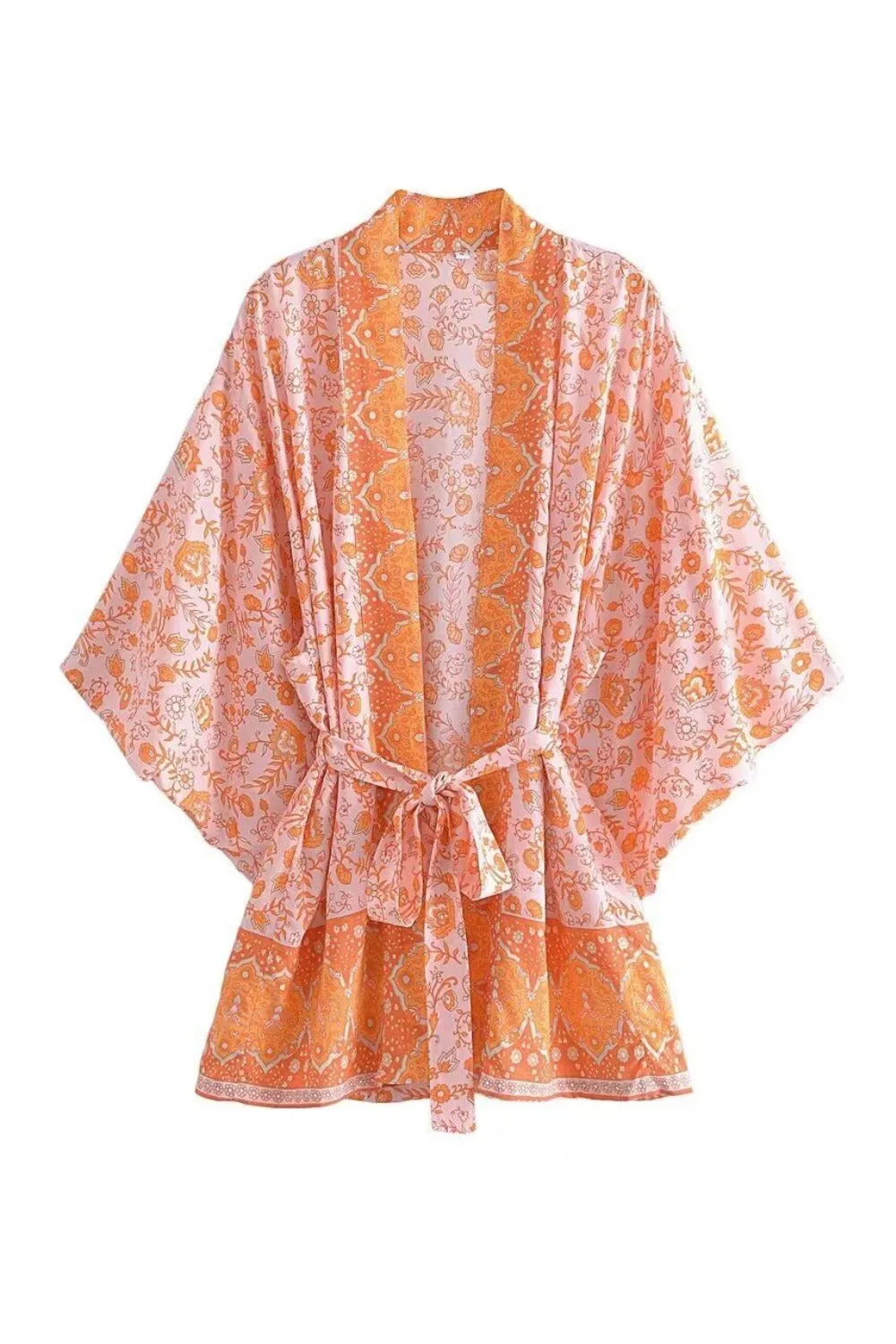 'Isabelle' Lace-up Kimono Dress (2 colors) sold by Goodnight Macaroon product image thumbnail 2