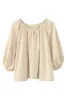 Half Sleeve Crop Blouse #167958 sold by Goodnight Macaroon