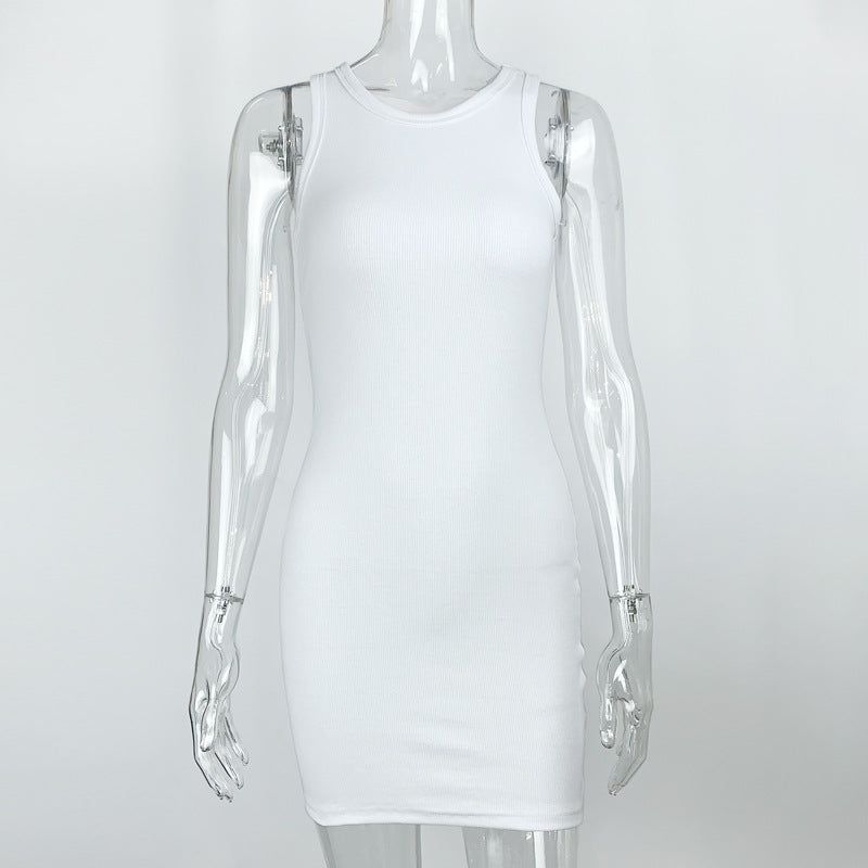 Basic Crewneck Tank Dress #84727 sold by Goodnight Macaroon product image thumbnail 6