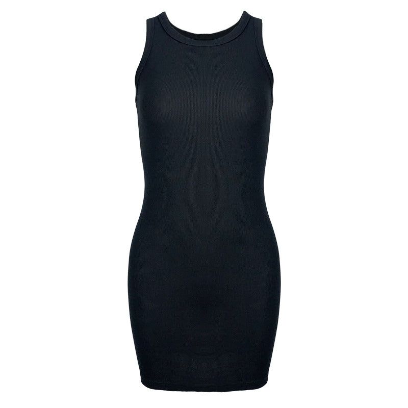 Basic Crewneck Tank Dress #84727 sold by Goodnight Macaroon product image thumbnail 2