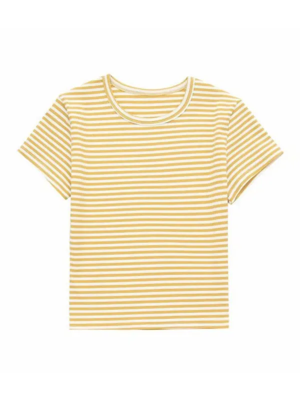 'Joie' Crewneck Striped Top (2 Colors) made by Goodnight Macaroon