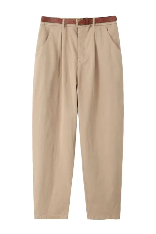'Amber' High-Waisted Belted Pants (2 Colors) made by Goodnight Macaroon