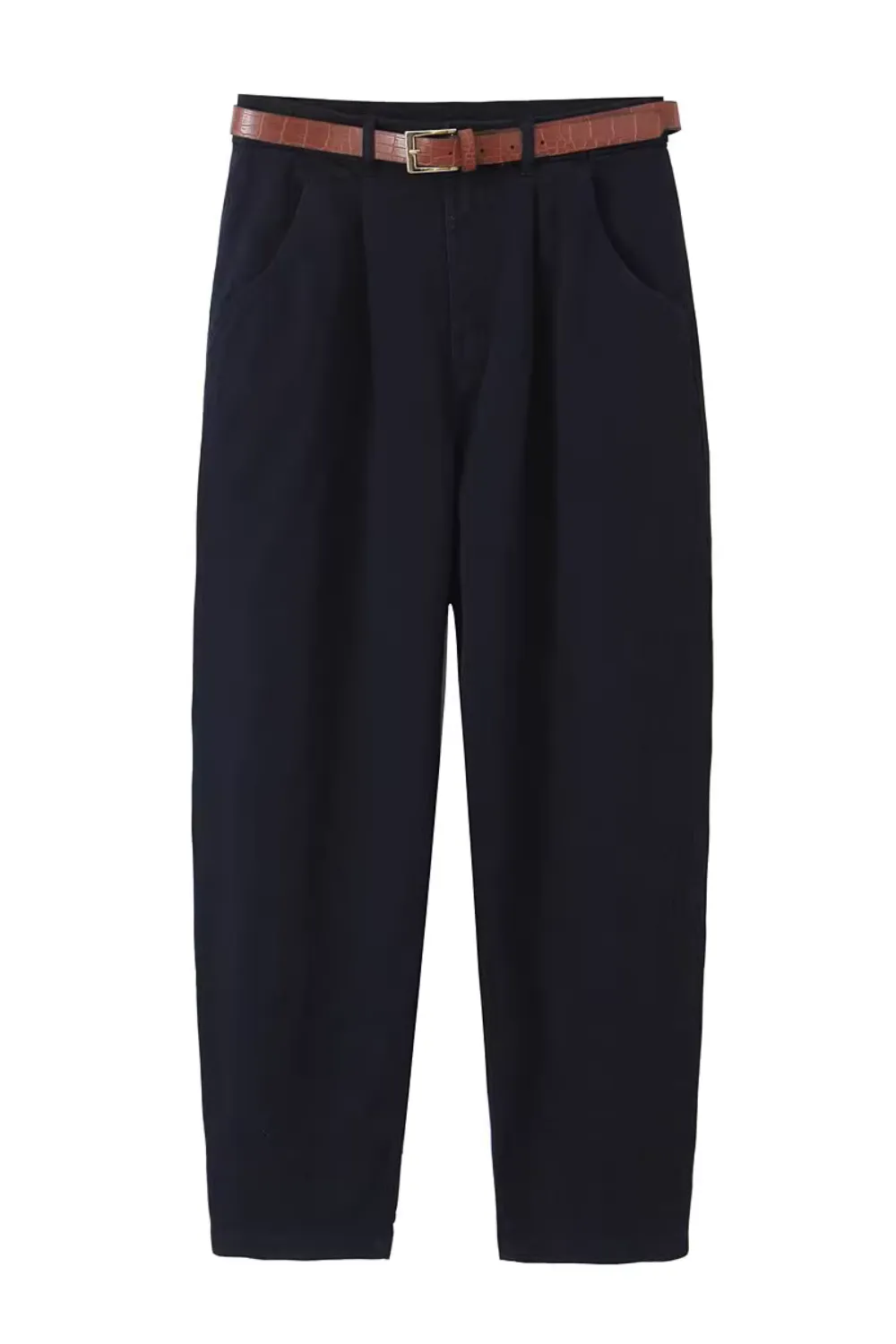 'Amber' High-Waisted Belted Pants (2 Colors) sold by Goodnight Macaroon product image thumbnail 2