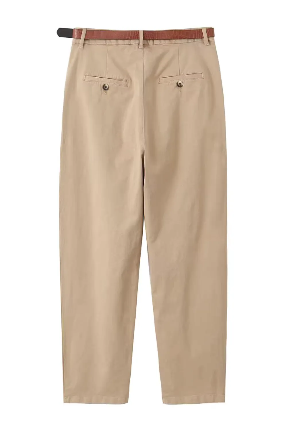 'Amber' High-Waisted Belted Pants (2 Colors) sold by Goodnight Macaroon product image thumbnail 3
