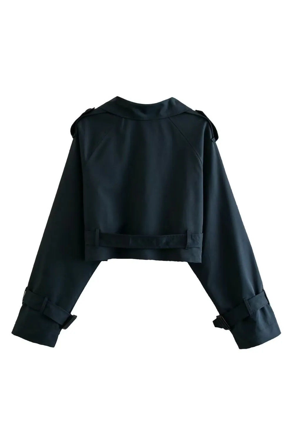 'Hannah' Long Sleeve Casual Trench (4 Color) sold by Goodnight Macaroon product image thumbnail 2