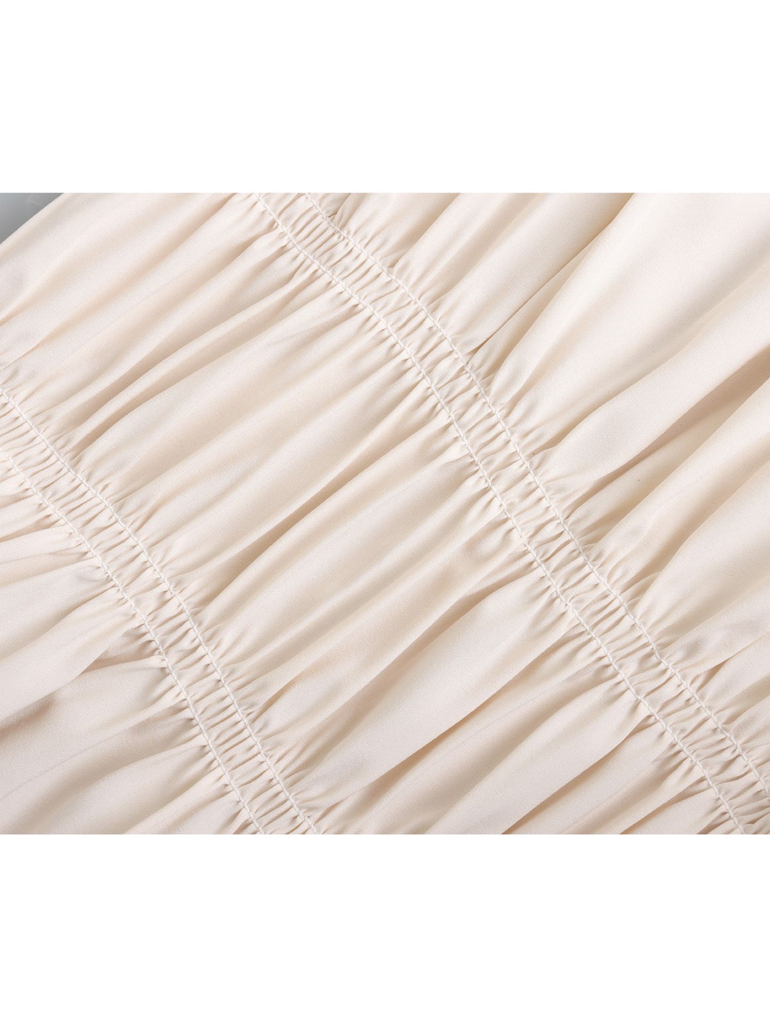 'Yuki' Square Neck Ruched Ruffled Mini Dress sold by Goodnight Macaroon product image thumbnail 4