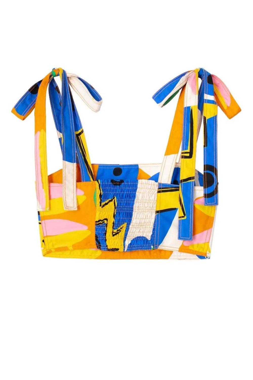 'Julie' Graphic Printed Sleeveless Cropped Top & High Waist Skirt sold by Goodnight Macaroon product image thumbnail 5