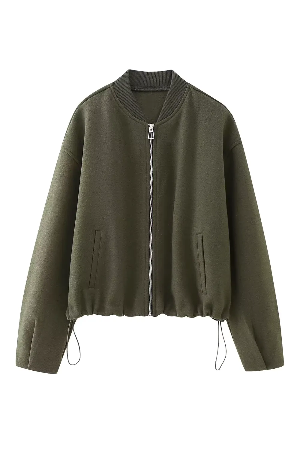 'Blythe' Zip-Up Knitted Bomber Jacket (3 Colors) sold by Goodnight Macaroon