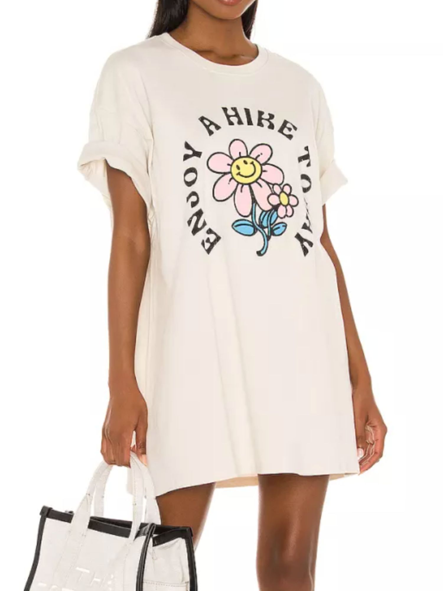 'Kat' Sunflower Printed Oversized T-shirt sold by Goodnight Macaroon product image thumbnail 2