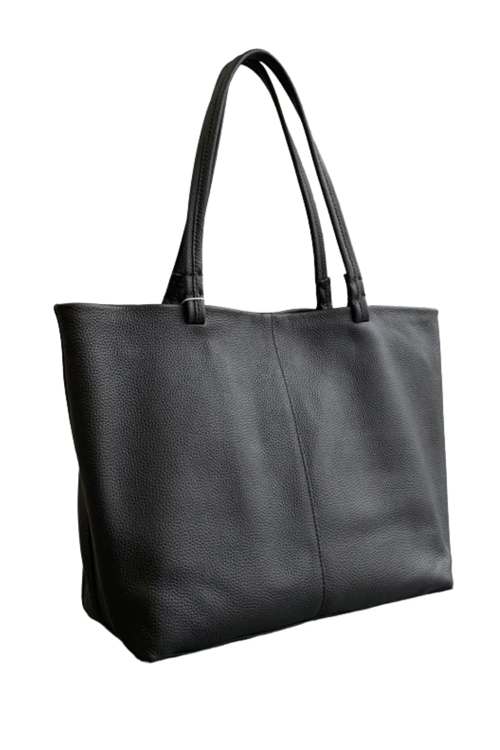'Elizabeth' Leather Tote Bag (4 Colors) sold by Goodnight Macaroon product image thumbnail 3