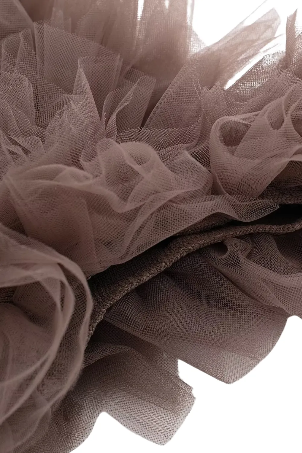 'Dafni' One Shoulder Tulle Short Top sold by Goodnight Macaroon product image thumbnail 2