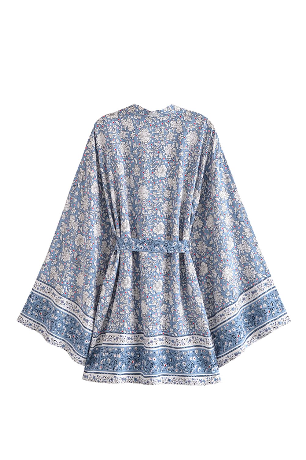 'Paz' Floral Belted Kimono #174124 sold by Goodnight Macaroon product image thumbnail 2