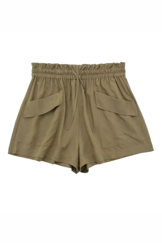 'Vida' High-Waist Wide shorts sold by Goodnight Macaroon