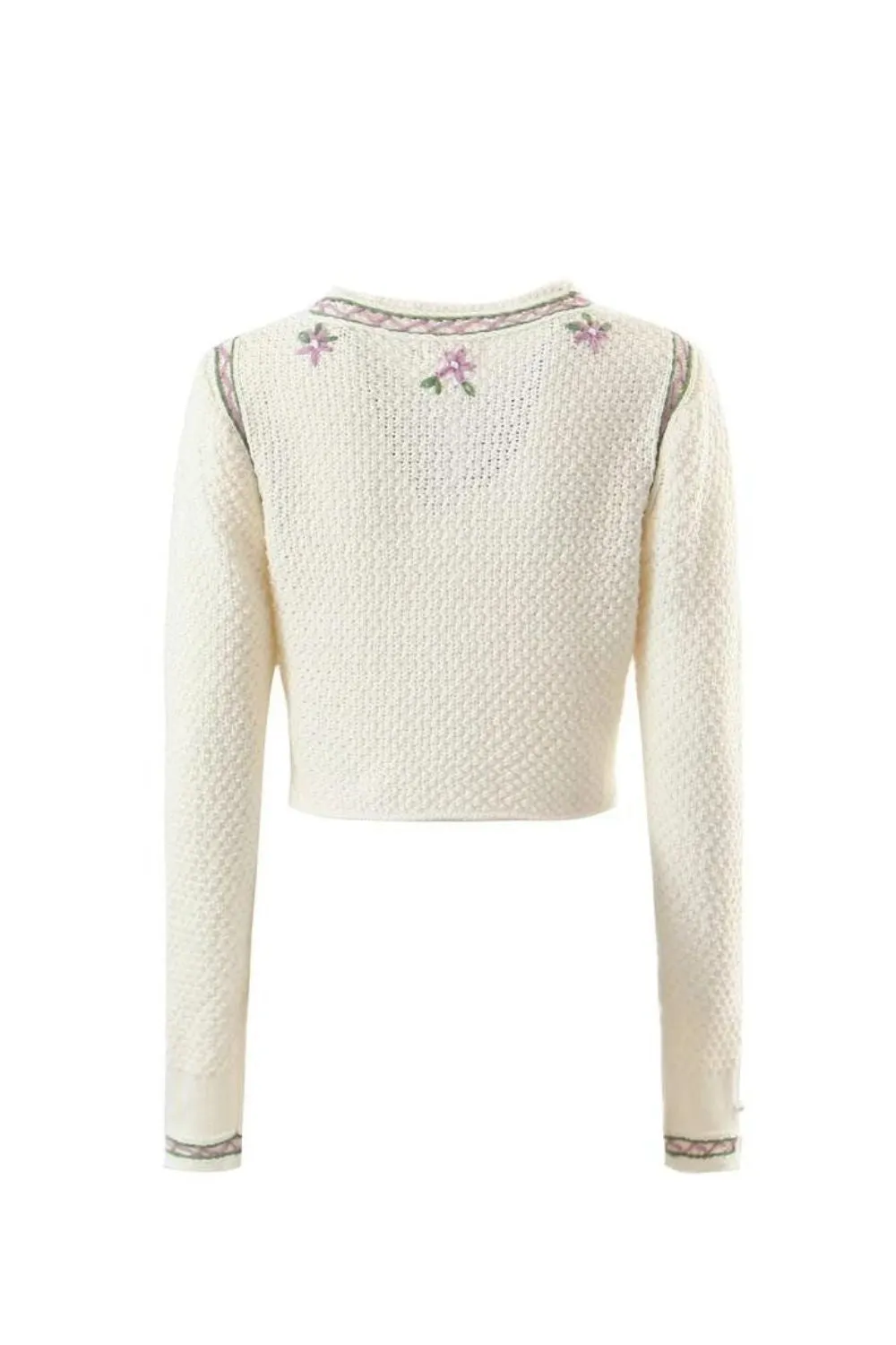 ‘Willow’ Embroidered Pearl Decoration Cardigan Sweater sold by Goodnight Macaroon product image thumbnail 2