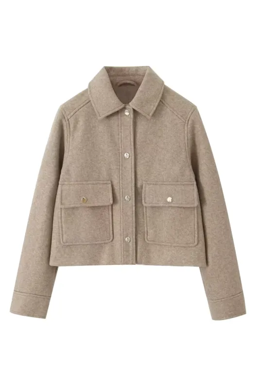 'Christine' Soft Short Jacket (2 Colors) made by Goodnight Macaroon